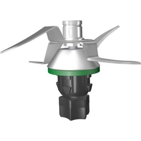 Couteau compatible avec Vorwerk Thermomix TM5 et TM6, couteau de rechange avec 4 lames, couteau mélangeur ultra tranchant en acier inoxydable, couteau de rechange (1/4)