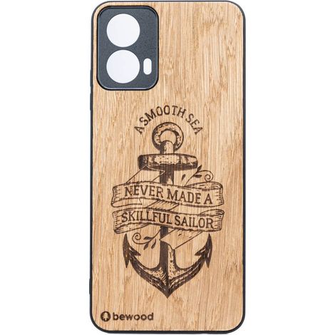 Bewood Holzkoffer für Motorola G34 5G, Anchor Oak (1/2)