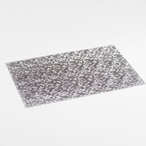 Set de table Domino argent 30 x 45 cm