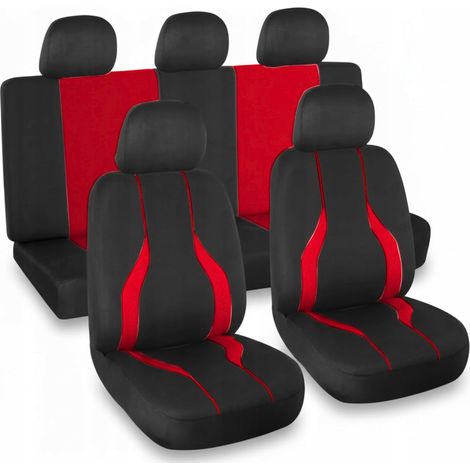 Coprisedili universali rossi per auto (1/5)