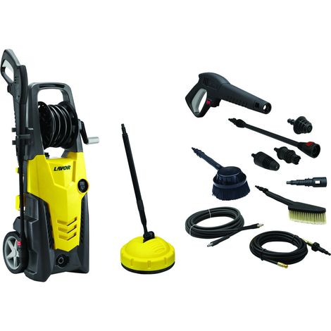 Hidrolimpiadora 2500W agua fría con accesorios Lavor Planet 170 Extra