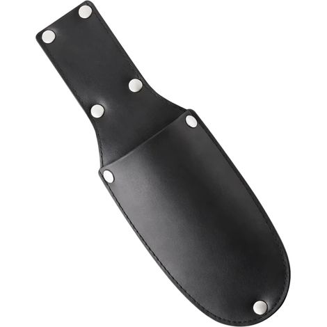 Housse pour Couteau à Ceinture, étui pour Cutter, Housse en Cuir pour Cutter, Porte-Marteau de Ceinture – étui Robuste et Pratique pour Couteau au Design Classique (Noir) (1/5)