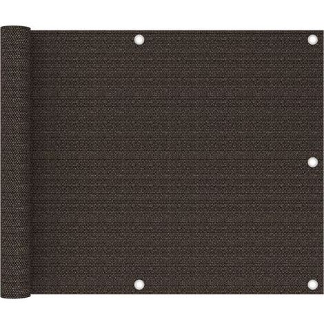 FIMEI Balcony Screen Brown 75x300 cm HDPE (1/5)