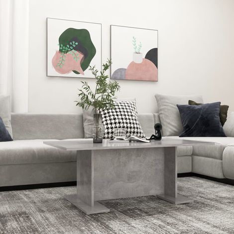 Couchtisch Betongrau 103,5x60x40 cm Holzwerkstoff