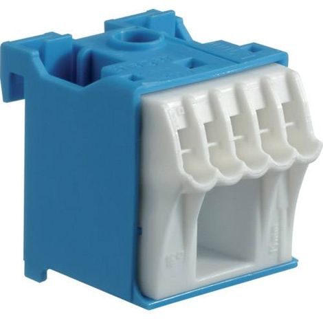 Hager KN06N Bloc de raccordement HAGER KN06N bleu - blanc Borne de serrage 63 A 1 pc(s) (1/4)