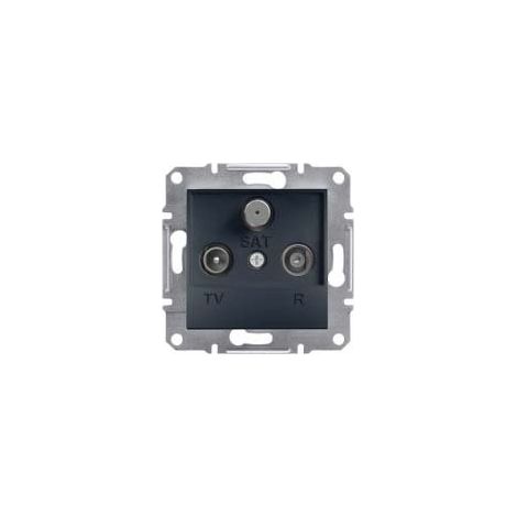 SCHNEIDER ELECTRIC EPH3500171 PRISE TV-R-SAT FINAL, ANTHRACITE