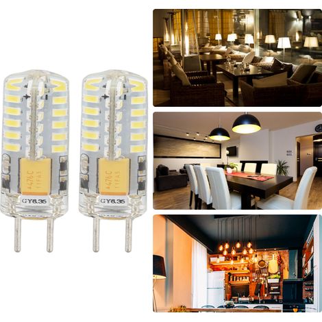 Ampoule LED GY6.35 type maïs, ampoule GY6.35 48 LED 3W 12V (1/5)