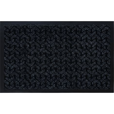 Felpudo antideslizante DUNLOP 0900 antracita - interior, exterior grey 50x80 cm