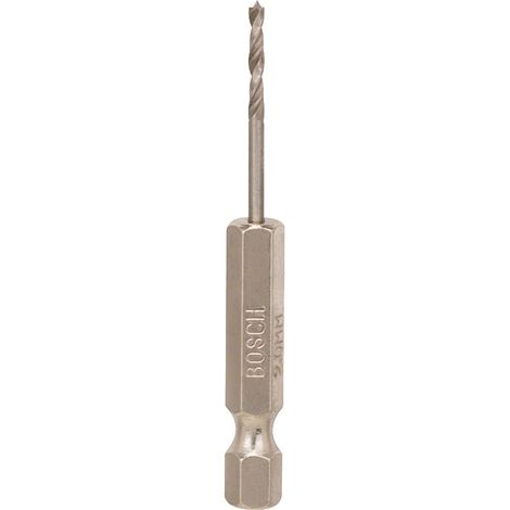 Bosch Punta HSS per legno 2 mm x 62 mm a gambo esagonale