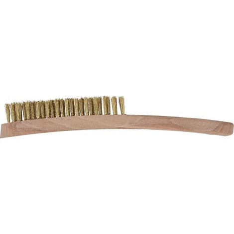 Brosse métallique à main 295x145x25 - Ø fil 0,30 4R - NORTON