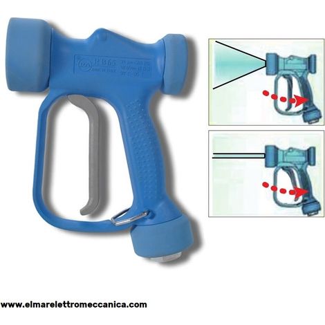 PA RB65-316 Pistola Acciaio INOX AISI 316 risciacquo industria alimentare