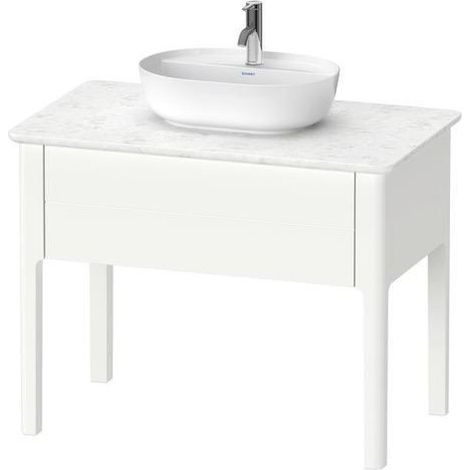 Meuble-lavabo LUV 983 x 570 mm, 1 tiroir coulissant, centre en érable SDM ES