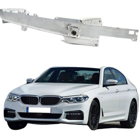 Frontstoßstangenverstärkung, Aluminium, 145 cm Länge, 39 cm Höhe, 14 cm Breite, Passend für Luxuslimousine Serie G30 G31 2017-2020 (1/5)