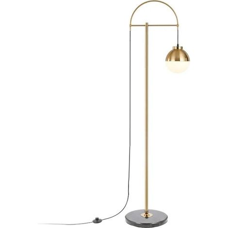 Goldene Stehleuchte "Abies F" 240V E27 Ø 20 cm (1/2)