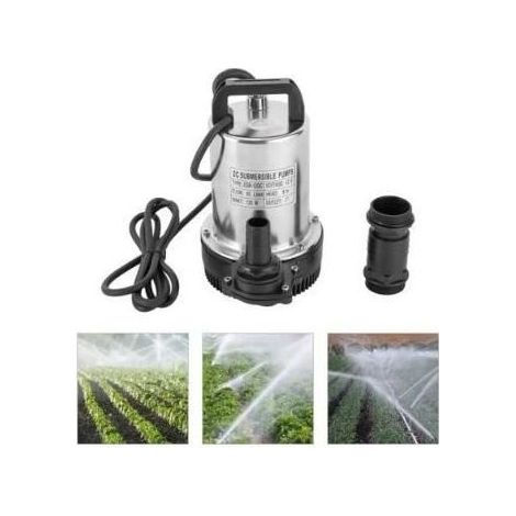 Pompe À Eau De 12V Et 160W, Dispositif De Vidange Pour Puits Fosses Septiques, Nettoyage De Bassin