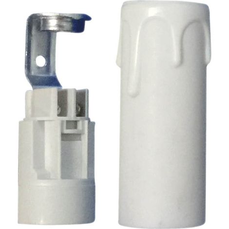 Portalámparas de Vela con lágrima E14 de 65 mm de altura (1/3)
