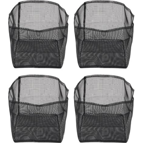 4 pièces Sacs de Plantation d'étang Aquatique, Pot de Plante d'étang de Jardin d'eau en Maille PVC réutilisable Pots de Plantes de lys Respirants pour tourbière d'étang (Carré) (1/5)