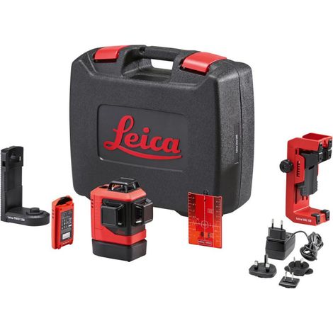 Leica Geosystems – Laser multi lignes rouges 3x360° – Autocalage jusqu'à 25m – Triple alimentation – Résistant IP54 – Alignement précis (1/5)
