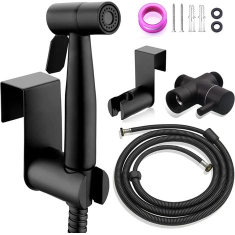 Pistolet Pulvérisateur Bidet – Acier Inoxydable, Tuyau 1,5 m avec Vanne de Dérivation (1/5)