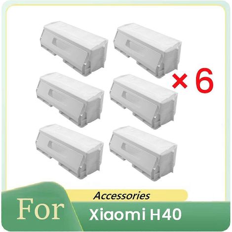 Lot de 6 sacs à poussière pour robot aspirateur H40, sacs à poussière et à déchets de plâtre (voir photo) (1/5)