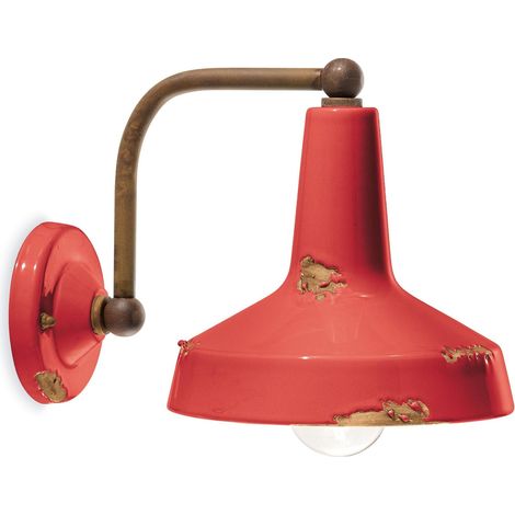 VINTAGE C1420, Applique, Ferroluce - Colore: Rosso (1/2)