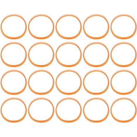 SABIR 20 pièces Courroie de rabotage ​électrique Courroies d'entraînement de transmission en néoprène pour rabot électrique 9.4in dcirconférence (1/5)