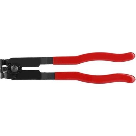 Pinza crimpatrice per cuffia giunto omocinetico, attrezzo per installazione fascetta giunto omocinetico, tipo con orecchio antiscivolo (pinza con cappuccio antipolvere) (1/5)