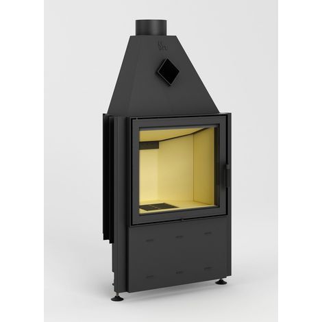 Estufa de leña Prisma 1VM 63 cm