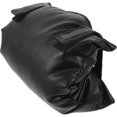 Housse de Protection Antigel pour Robinet Extérieur Isolation Thermique Résistante Protège Robinet Noir en Cuir Réutilisable et Solide pour Jardin et Usage Hivernal (1/5)