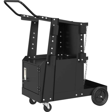 Chariot de soudage Noir 91 x 47 x 96 cm Acier