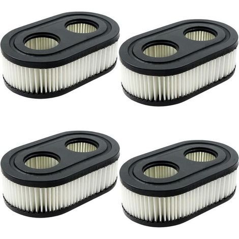 Luftfilter für Briggs & Stratton Rasenmähermotoren – 4er-Pack – Ersetzt 798452, 593260, 5432K (1/4)