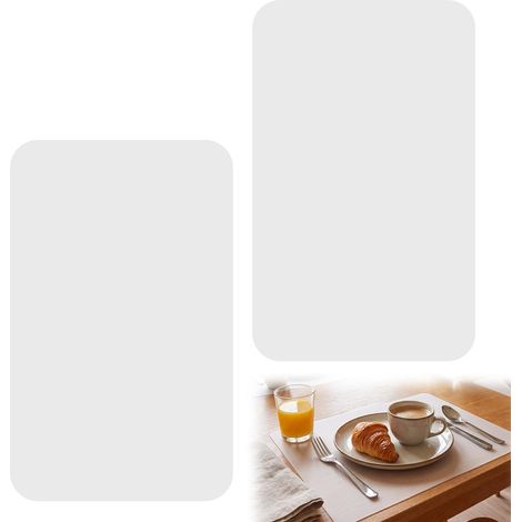 2 Tapis Silicone 40 x 30 cm Protège Plan de Travail Cuisine Antidérapants (1/5)