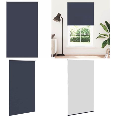 vidaXL Verdunkelungsrollo Marineblau 140x210 cm Stoffbreite 136,6 cm (1/5)