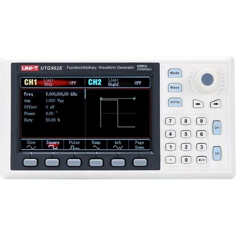 Uni-T UTG962E generador de señales compacto y polivalente