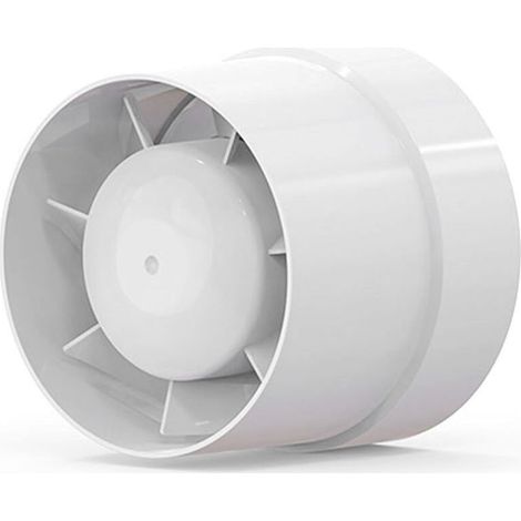 Ventilateur extracteur d'air 100mm – Débit 130 m³/h – Consommation 12W – Niveau sonore 34 à 40 dB – Plastique ABS résistant aux UV (1/5)
