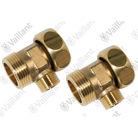 VAILLANT Raccord à vis, (Set a 2) MAG 11-0/0 GX u.w. Vaillant-Nr. , 117263