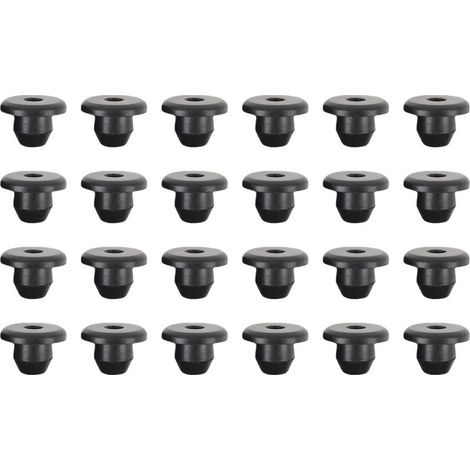 Bouchon d'huile de cric hydraulique en caoutchouc, étanchéité solide, sol universel de 8.5mm pour trou de réservoir, 24 pièces. (1/5)