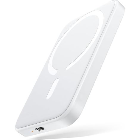 Batterie Externe 10000mAh, Magnétique sans Fil Power Bank, 20W Charge Rapide USB C Input & Output Powerbank, Portable Chargeur Induction Compatible avec iPhone 17/16/15/14/13/12 séries Galaxy iPad