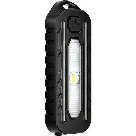 Mini lampe torche tactique fine. lampe d'épaule pour la police. rechargeable par USB Type-C. feu arrière de vélo. lampe pour casque. lampe porte-clés