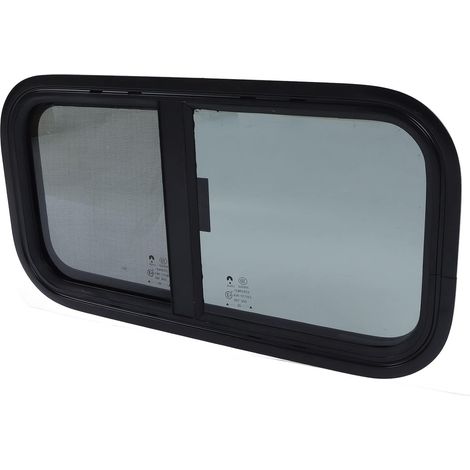 Fenêtre RV pour Porte de Camion Remorque 600x300 mm Glissante Double Vitrage Isolante Thermique pour Camping-Cars Caravanes Véhicules de Loisirs (1/5)