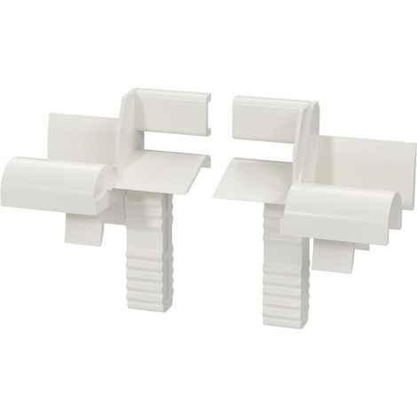 Paire de Tulipes de Guidage Monobloc (Lame 8mm), Entonnoirs Rail 45° pour Rénovation de Volets (1/5)