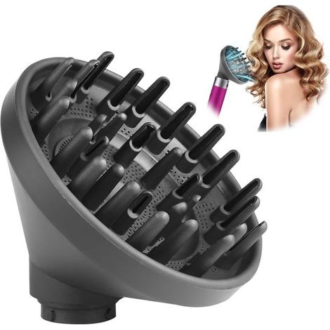 Verbesserte Diffusordüse passend für den Dyson Airwrap Aufsatz Haartrockner-Diffusor Haartrockner-Diffusoraufsatz Universeller Passend für Dyson (1/5)
