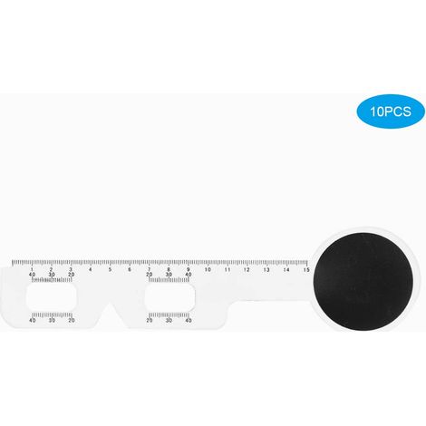 Règle de mesure PD pour lunettes, outil de mesure de la distance pupillaire en plastique, accessoire optique.