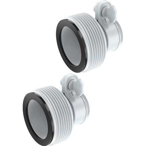 Adaptateur de Tuyau de Type B pour Pompes, Paquet de 2, adaptateur de tuyau de piscine pour raccords de 1,5 "et 1,25" (1/3)