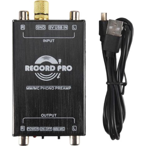Mini-MM-MC-Phono-Vorverstärker für Plattenspieler (1/5)