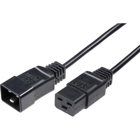 MicroConnect-Verlängerungskabel C19-C20 1 m