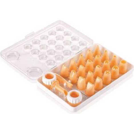 Boquilla para bolsa decoradora, paquete de 21, Delicia Tescoma 630496