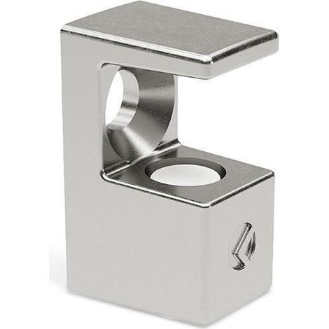 grace soporte estante para cristal para colocar con tornillo rosca madera ø3 acabado niquel grosor cristal 5-6mm