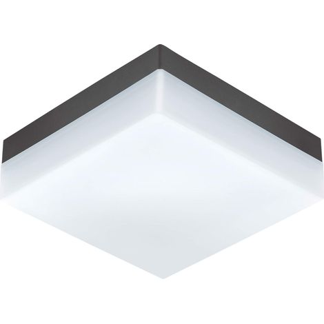 Plafoniera Esterno Moderno Sonella Policarbonato Grigio E Bianco Led (1/4)