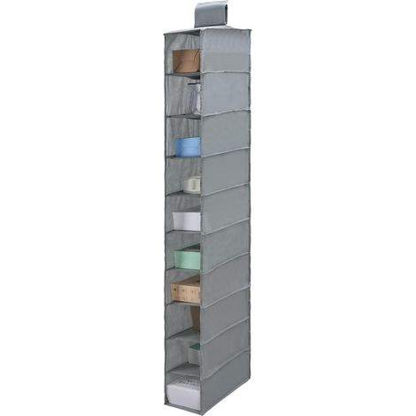 Rangement Suspendu Compactor avec 10 Compartiments Gris (1/5)